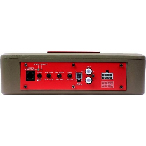 Сабвуфер автомобильный Урал ПМН-2 (черный/красный) 8