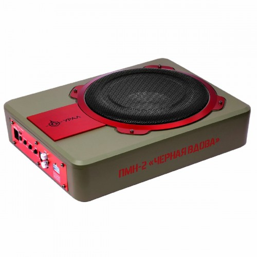 Сабвуфер автомобильный Урал ПМН-2 (черный/красный) 9
