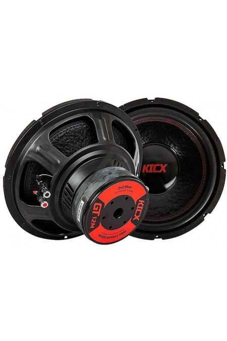 Сабвуфер автомобильный Kicx GT-12M 500Вт (черный) 
