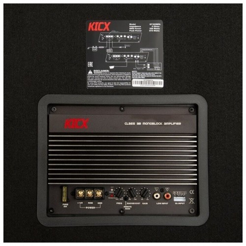 Сабвуфер автомобильный KICX GT305BPA 350Вт (черный) 7