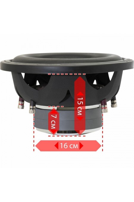 Сабвуфер автомобильный Mystery MO-12S (черный) 1