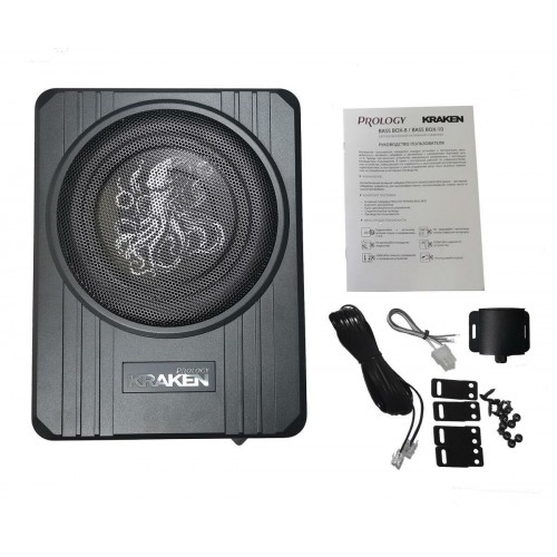 Сабвуфер автомобильный Prology Box-8 100Вт (черный) 1