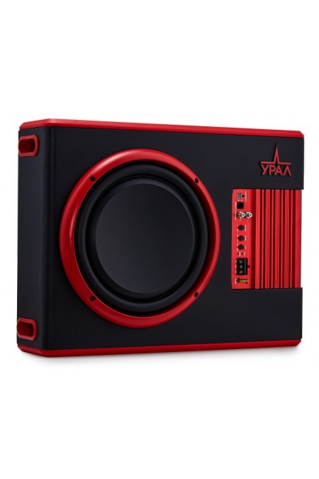 Сабвуфер автомобильный Урал АС-У12А (черный/красный) 1