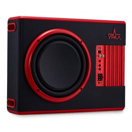 Сабвуфер автомобильный Урал АС-У12А (черный/красный) 1