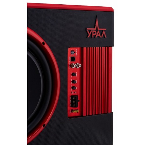 Сабвуфер автомобильный Урал АС-У12А (черный/красный) 5