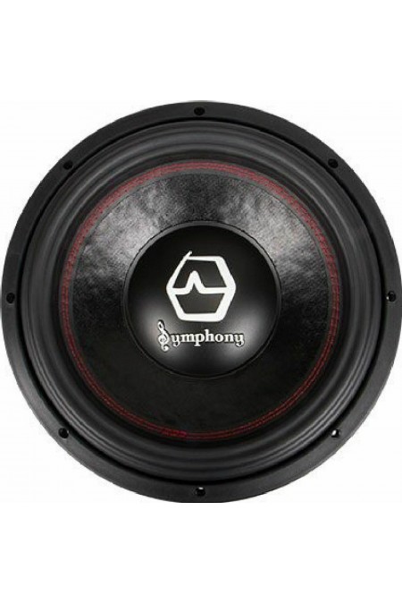 Сабвуфер автомобильный Урал Symphony 12 (черный/красный) 6