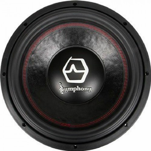 Сабвуфер автомобильный Урал Symphony 12 (черный/красный) 6