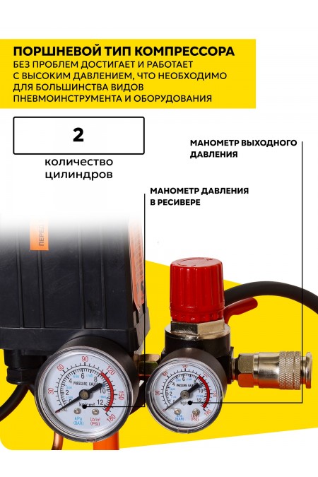 Компрессор Вихрь КМП-400/100 (74/3/9) 3