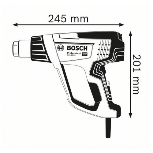 Фен технический Bosch GHG 20-63 (06012A6201) 2
