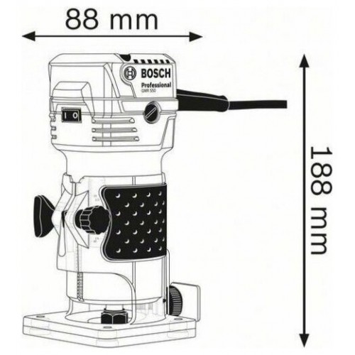 Фрезер Bosch GKF 550 (06016A0020) 6