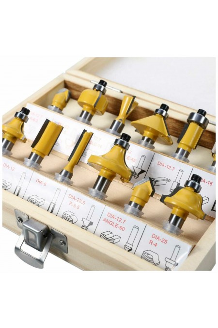 Фрезер DEKO DKR1600E+набор фрез RBS12 (12 предметов) (063-4221) 4