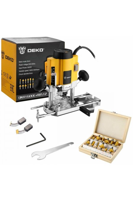 Фрезер DEKO DKR1600E+набор фрез RBS12 (12 предметов) (063-4221) 5