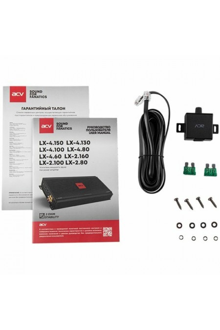 Автомобильный усилитель ACV LX-2.160 (черный) 6