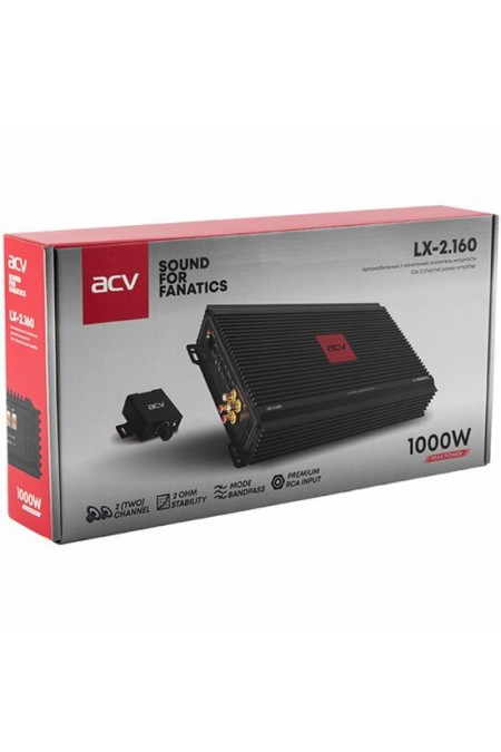 Автомобильный усилитель ACV LX-2.160 (черный) 7