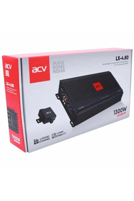 Автомобильный усилитель ACV LX-4.80 (черный) 9