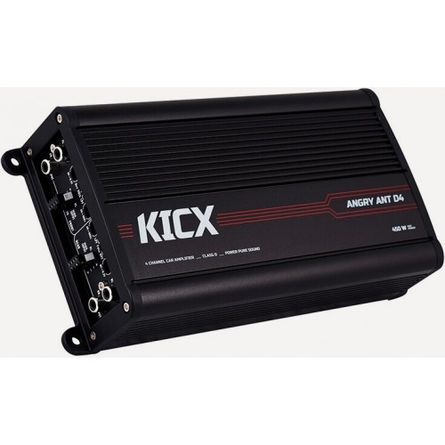 Автомобильный усилитель KICX ANGRY ANT D4 (черный) 