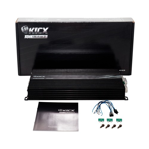 Автомобильный усилитель Kicx RX 120.4 ver.2 (черный) 7
