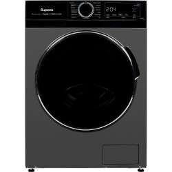 Стиральная машина с сушкой Бирюса WMD-MX814/15 DM Inverter (металлик/черный люк)