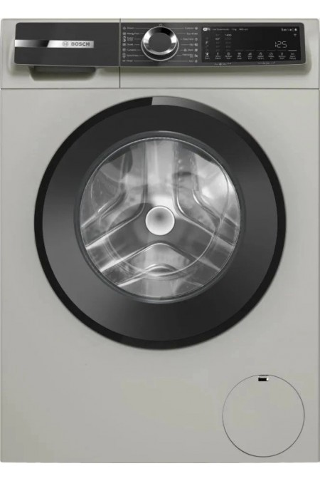 Стиральная машина Bosch WGK244ZXME (с английской панелью управления) (серый/черный люк) 