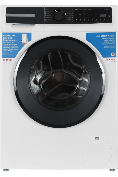 Стиральная машина Bosch WGK244Z0ME (белый/черный люк) 