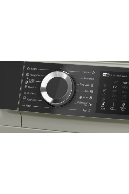 Стиральная машина Bosch WGK264ZXME (с английской панелью управления) (серый/черный люк) 1