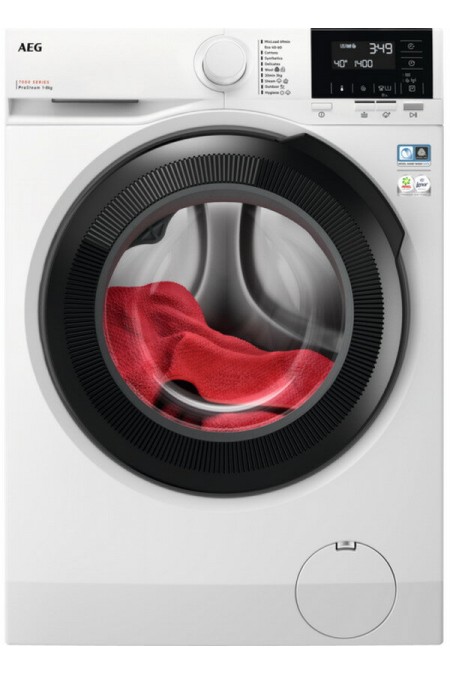 Стиральная машина AEG LFR71844SBE (белый/черный люк) 