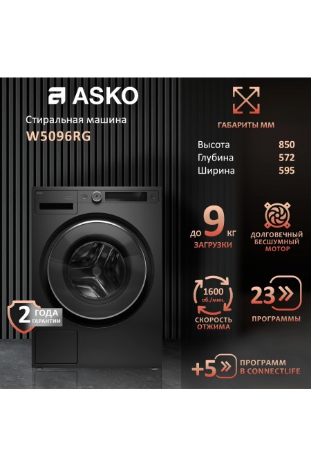 Стиральная машина Asko W5096RG (графитовый) 