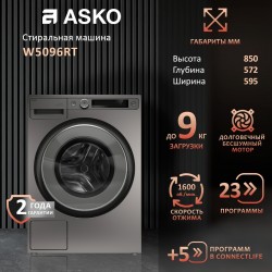 Стиральная машина Asko W5096RT (титан)
