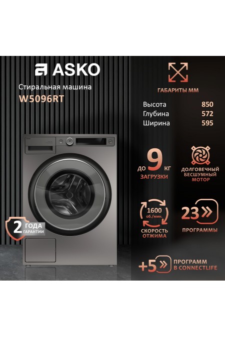 Стиральная машина Asko W5096RT (титан) 