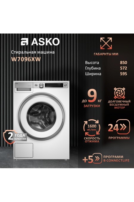 Стиральная машина Asko W7096XW (белый) 