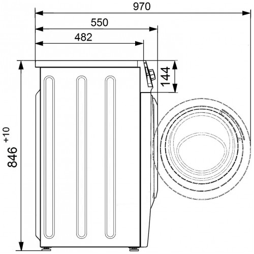 Стиральная машина Атлант 60С1010 (белый) 2