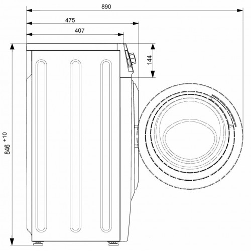 Стиральная машина Атлант 60У1210-А-00 (белый) 5