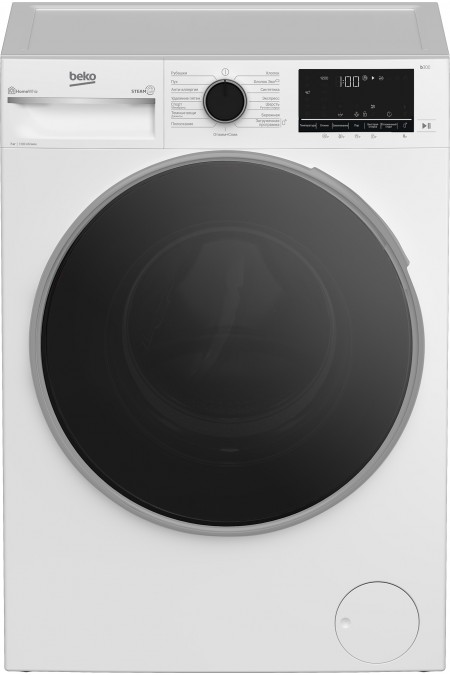 Стиральная машина Beko B3WFR572WC (белый/черный люк) 