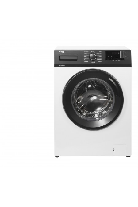 Стиральная машина BEKO WHE6512ZBW (белый/черный люк) 