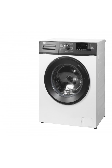 Стиральная машина Beko WHE7612XBWI (белый/черный люк) 1