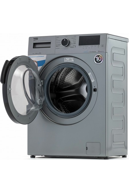 Стиральная машина Beko WSPE6H616S (серебристый) 6