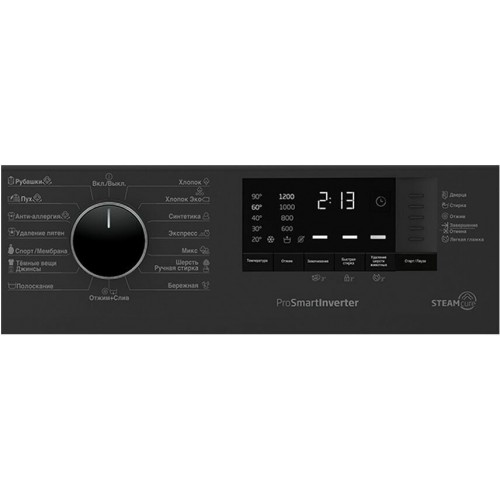 Стиральная машина Beko WSPE7612A (черный) 1