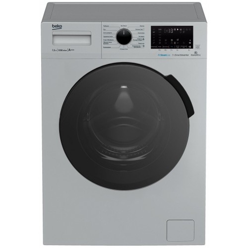 Стиральная машина Beko WSPE7H616S (серебристый) 