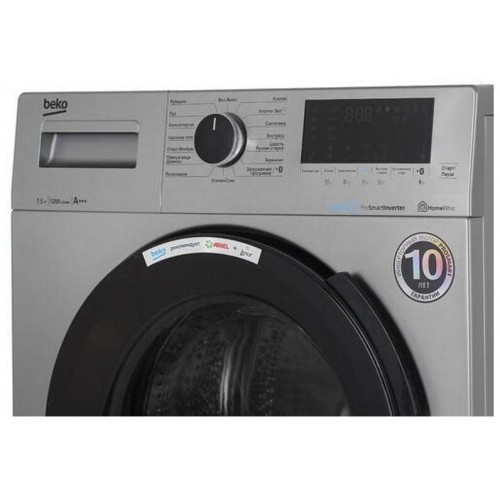 Стиральная машина Beko WSPE7H616S (серебристый) 5