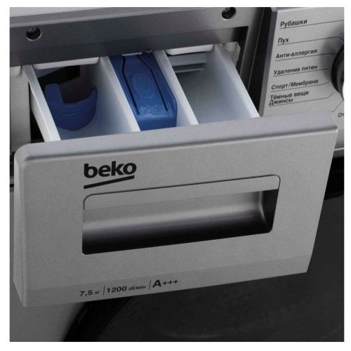 Стиральная машина Beko WSPE7H616S (серебристый) 8