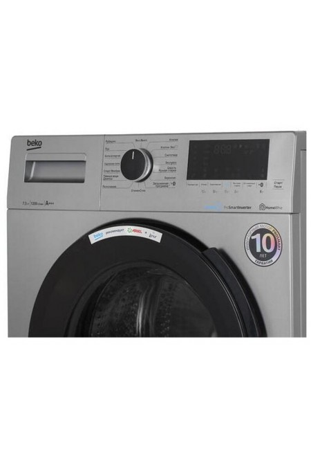 Стиральная машина Beko WSPE7H616S (серебристый) 7