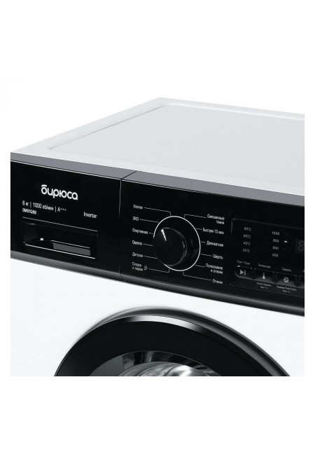 Стиральная машина Бирюса WM-SM610/08 (белый/черный люк) 1