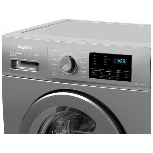 Стиральная машина Бирюса WM-SM712/08 M (серебристый) 2