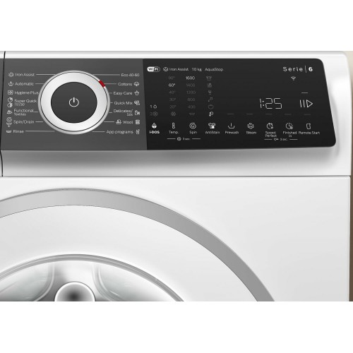 Стиральная машина Bosch WGH256A0BY (белый/серебристый) 1