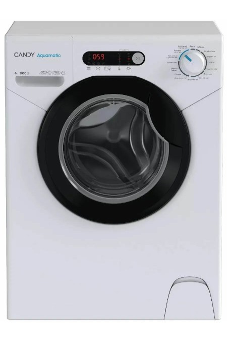 Стиральная машина Candy AQUE 1043DR-07 (белый/черный люк) 