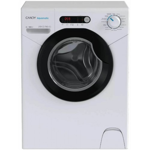 Стиральная машина Candy AQUE 1043DR-07 (белый/черный люк) 