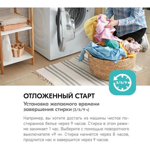 Стиральная машина Centek CT-1903 (белый) 3