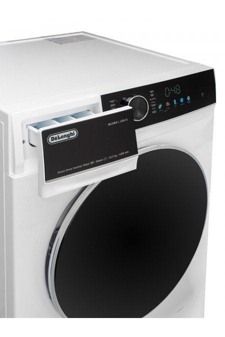 Стиральная машина DeLonghi BELINDA L 1026 VI (белый/черный люк) 5