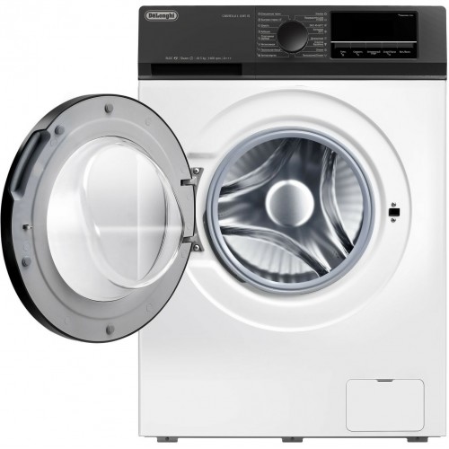 Стиральная машина DeLonghi CARMELLA L 1045 VI (белый/черный люк) 2