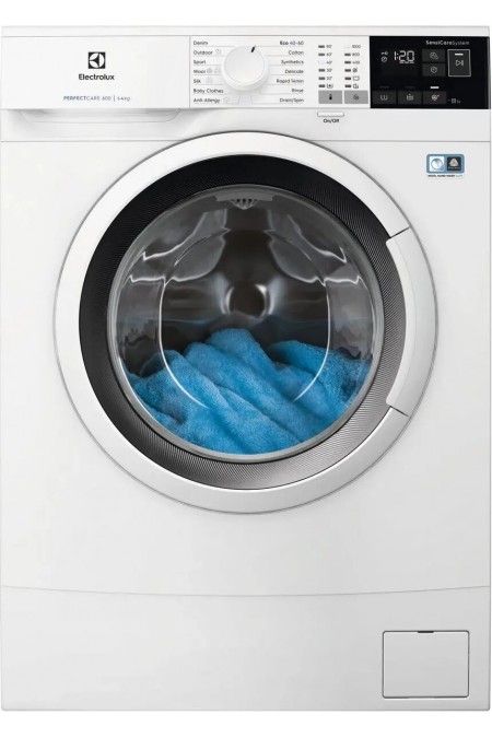 Стиральная машина Electrolux EW6SM404W (с английской панелью управления) (белый) 